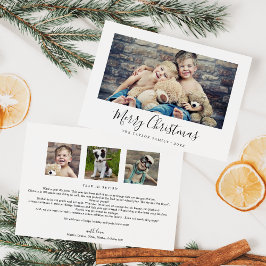 Año Mínimo De Feliz Navidad En El Paisaje De Revis