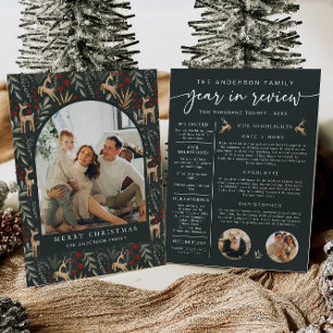 Año Nórdico en la tarjeta de revisión Foto de bole