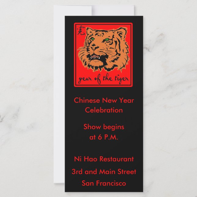 Año nuevo chino del tigre 2010 (Anverso)