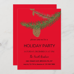 Año Nuevo el pino es una invitación a los mamífero