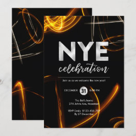 Año Nuevo fiesta Invitación encendedor de luz