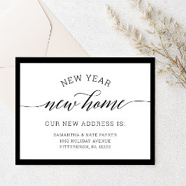 Año Nuevo | Nueva Invitación de mudanza a domicili