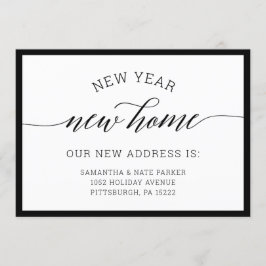 Año Nuevo| Nueva Invitación de mudanza a domicilio