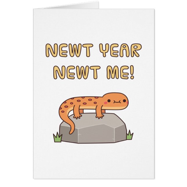 Año Nuevo Tritón Me Doodle, Dichos de Año Nuevo (Frente)
