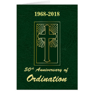 Año personalizado 50 Aniversario de la Ordenación