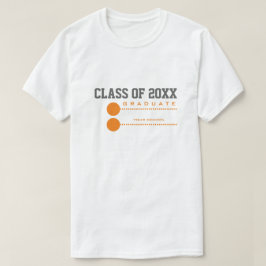 Año personalizado | Camisetas de graduación escola