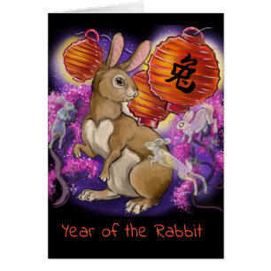 Año zodiaco chino del conejo