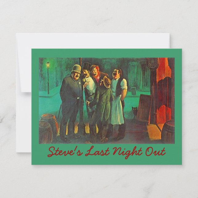 ANOChe DE DESPEDIDA INVITACIONES A LA FIESTA DE SO (Anverso)