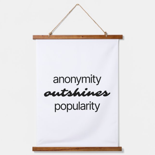 Anonimato Madera topada tapiz de pared (Anverso)