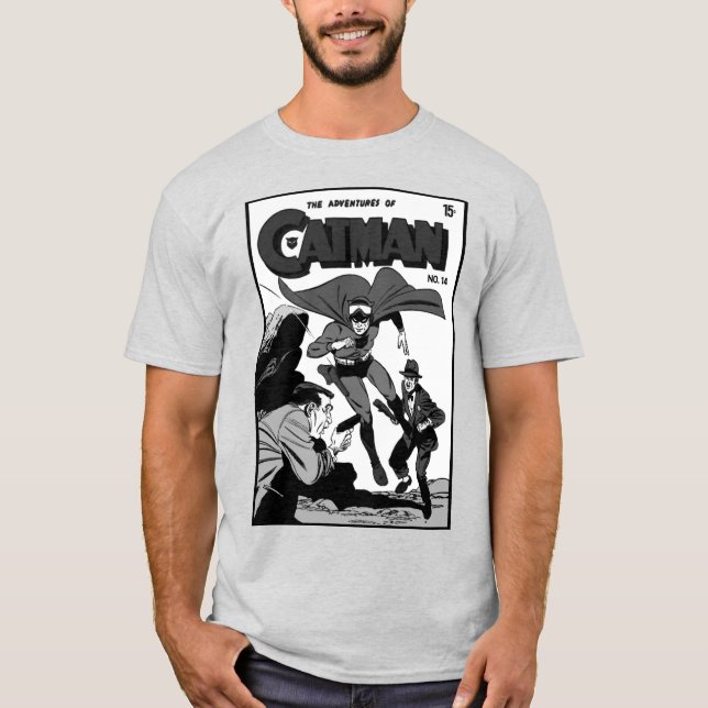 Años 1950 Las aventuras de la camiseta CATMAN (Anverso)