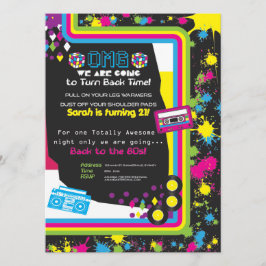 Años 1980: Impresionante invitación a un partido