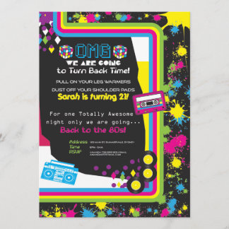 Años 1980: Impresionante invitación a un partido