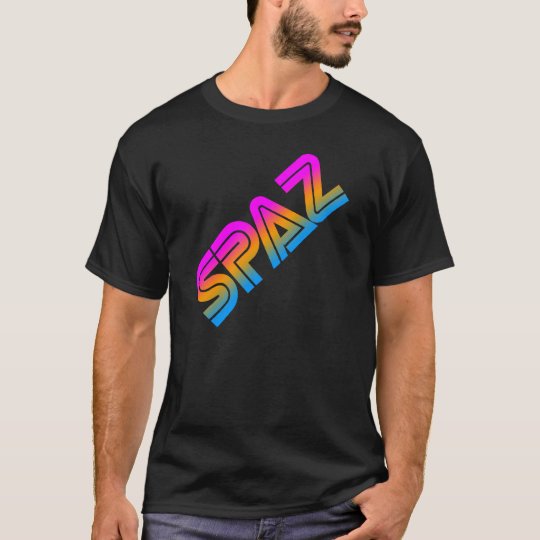 Años 80 SPAZ del TIGRE de COREY Camiseta