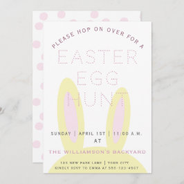 Años de conejito lindo | Invitación a la caza de h