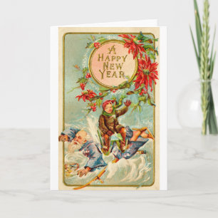 Años Nuevos de tarjeta de felicitación