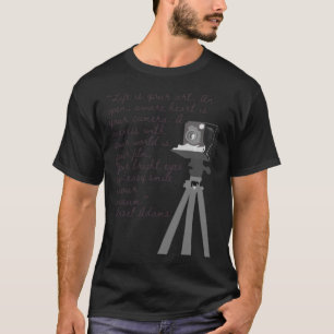 Ansel Adams cita la camiseta clásica