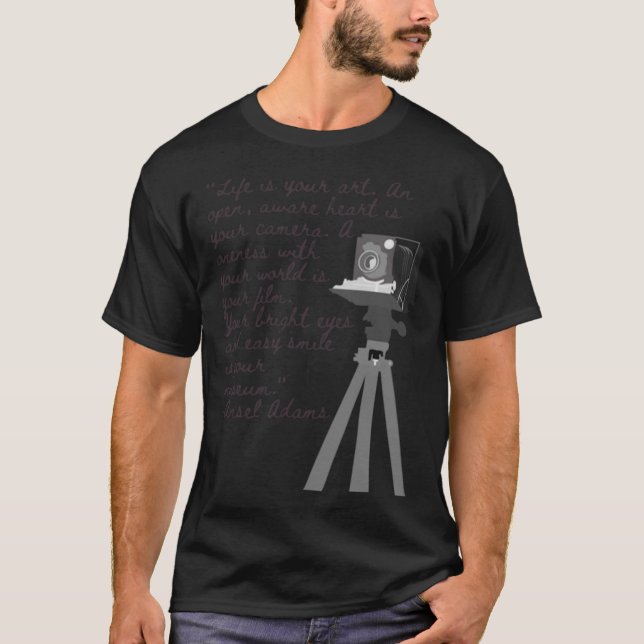 Ansel Adams cita la camiseta clásica (Anverso)