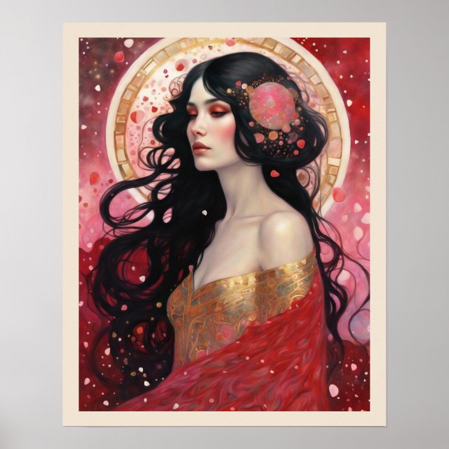Ansia De Amor El día de San Valentín Arte Imprimir (Frente)