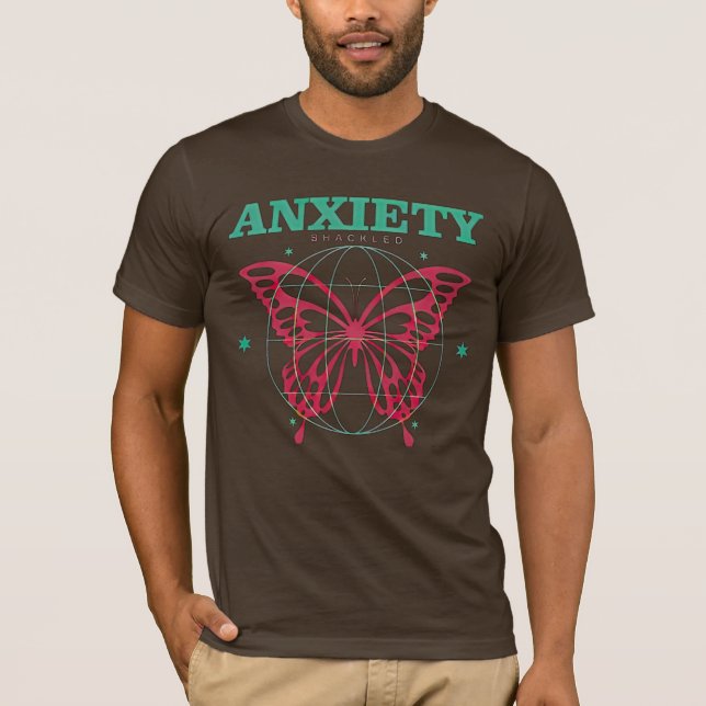 Ansiedad Sagrada Mariposa Camiseta (Anverso)