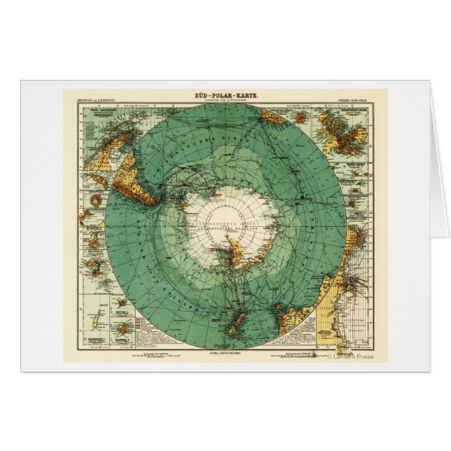 AntártidaMapa panorámicoAntártida (Anverso (Horizontal))