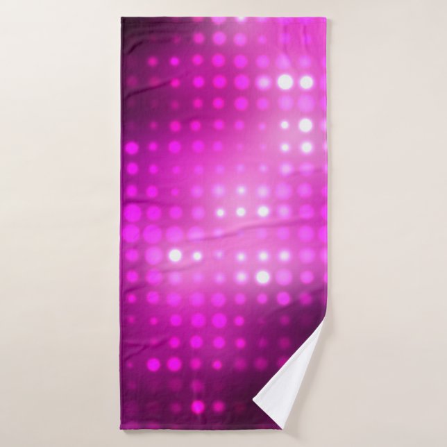 Antecedentes abstractos. fondo geométrico rosa w (Toalla de baño)