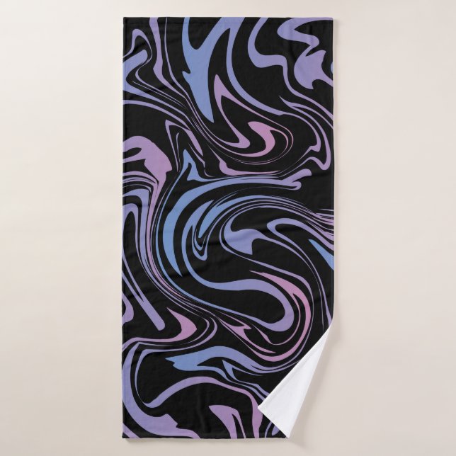 Antecedentes abstractos. Mármol líquido. Gripe de  (Toalla de baño)