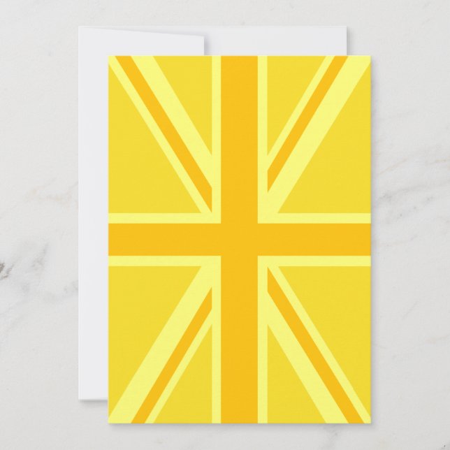 Antecedentes de la bandera británica amarilla (Anverso)