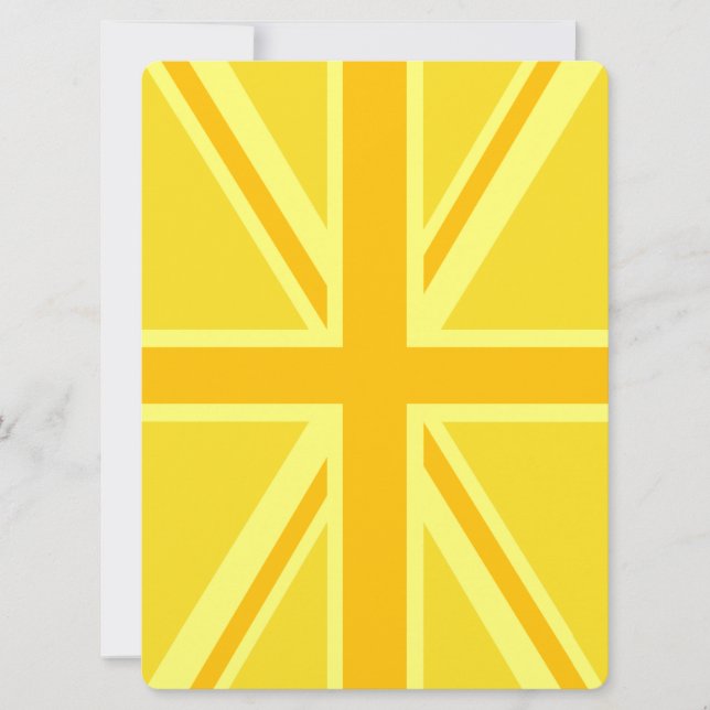 Antecedentes de la bandera británica amarilla (Anverso)