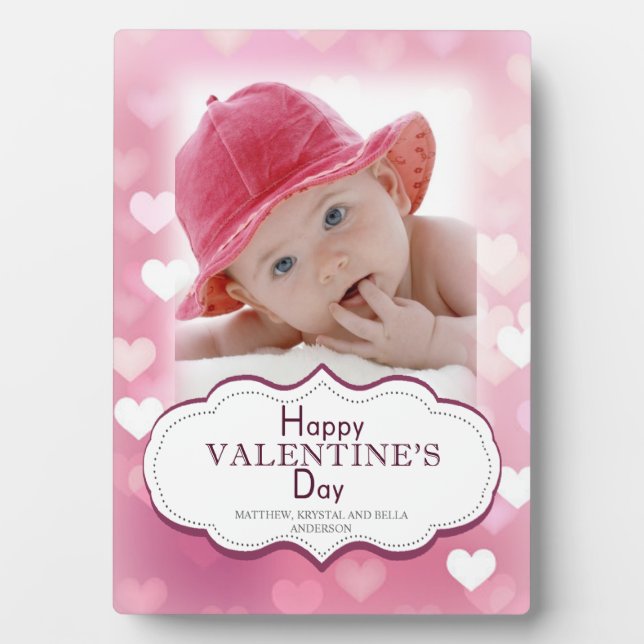 Antecedentes de la placa de fotos de San Valentín (Frente)