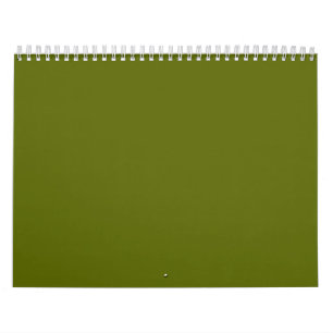 Antecedentes verdes olivares en un calendario