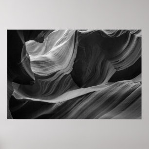 Antelope Canyon Arte Fotográfico Blanco Y Negro