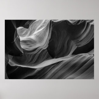 Antelope Canyon Arte Fotográfico Blanco Y Negro
