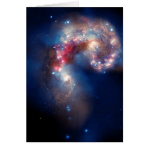 Antennae Galaxia Compuesta Colorida