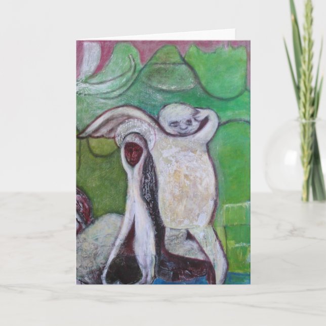 Antes de la tarjeta de felicitación Orchard (Anverso)