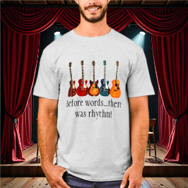 Antes de las palabras había una camiseta de ritmo
