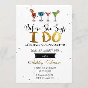 Antes de que ella diga que hago una invitación a l