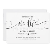 Antes De Que Hagamos Invitación A La Cena De Ensay