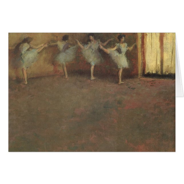 Antes del ballet de Edgar Degas, Bella Artes de la (Anverso (Horizontal))
