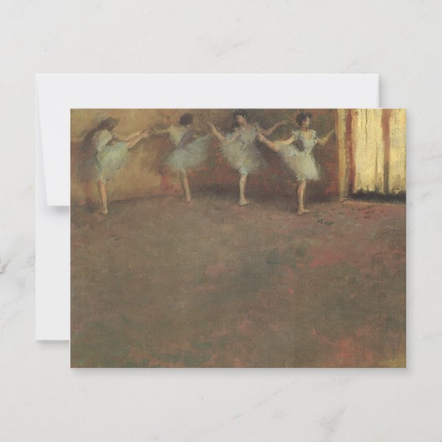 Antes del ballet de Edgar Degas, Bella Artes de la (Anverso)