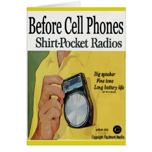Antes del teléfono celular, radios de transistores