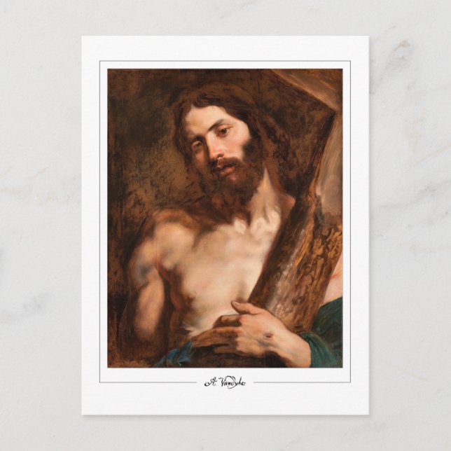 Anthony van Dyck #34 - postal Bella Artes (Anverso)