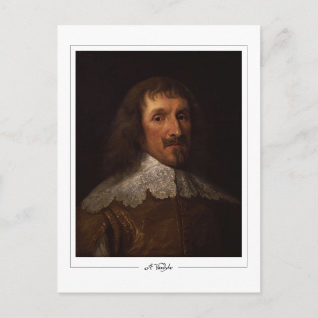 Anthony van Dyck #350 - postal Bella Artes (Anverso)