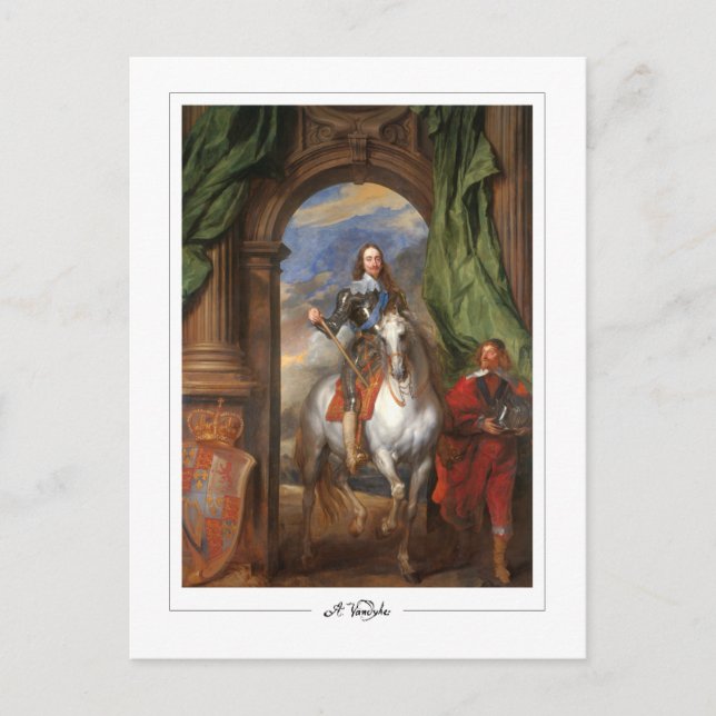Anthony van Dyck #46 - postal Bella Artes (Anverso)