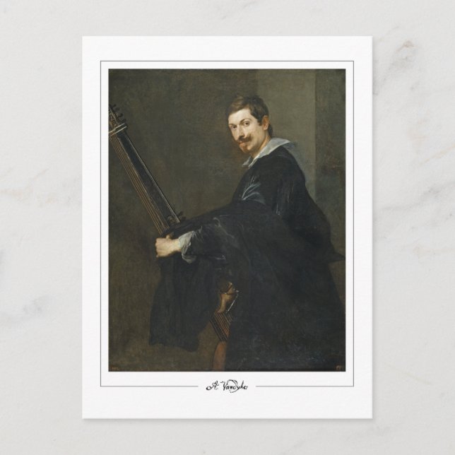 Anthony van Dyck #518 - postal Bella Artes (Anverso)