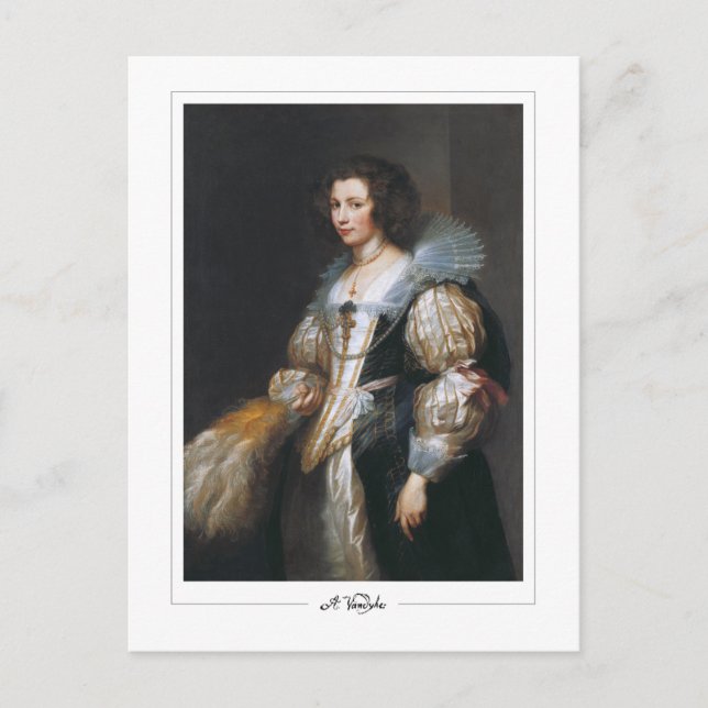 Anthony van Dyck #542 - postal Bella Artes (Anverso)