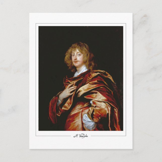 Anthony van Dyck #5 - Tarjeta postal de arte fino (Anverso)