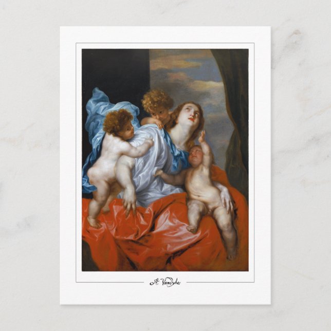 Anthony van Dyck #603 - postal Bella Artes (Anverso)