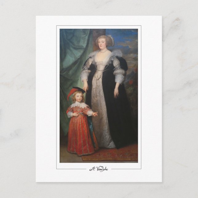 Anthony van Dyck #627 - postal Bella Artes (Anverso)