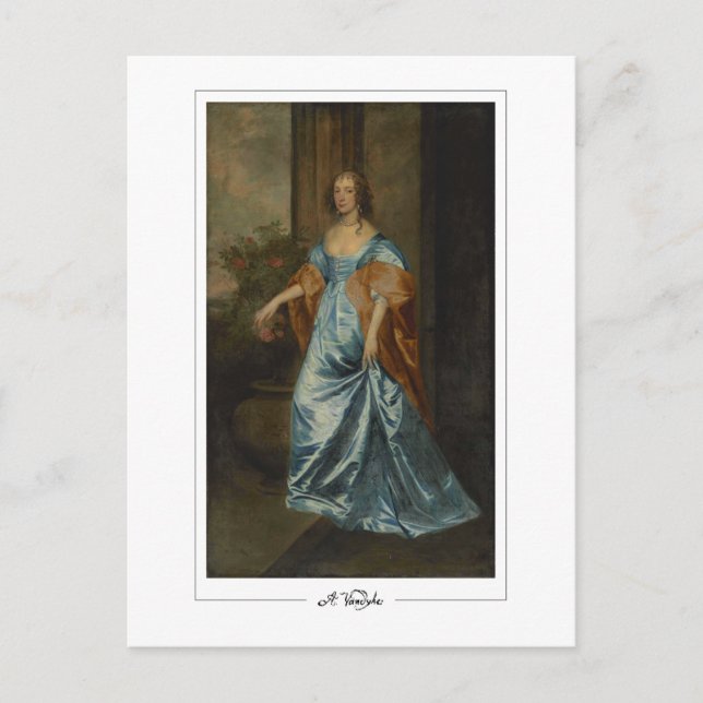Anthony van Dyck #646 - postal Bella Artes (Anverso)