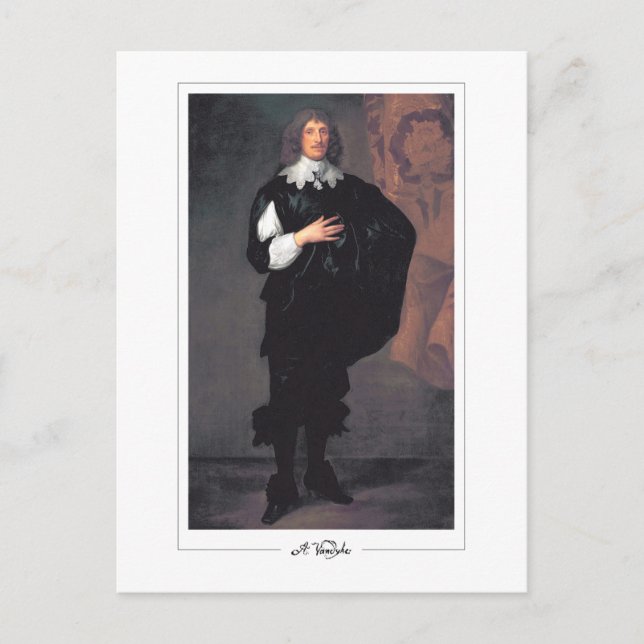 Anthony van Dyck #650 - postal Bella Artes (Anverso)